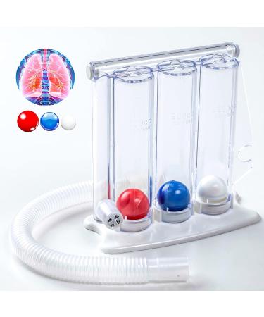 ALRIER Deep Breathing Respiratory Exerciser - Lung Health Breath Measurement System - Buy Online on GoSupps.com