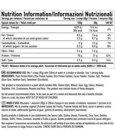 Per4m Plant Protein 2kg (Double Chocolate) - Buy Online on GoSupps.com