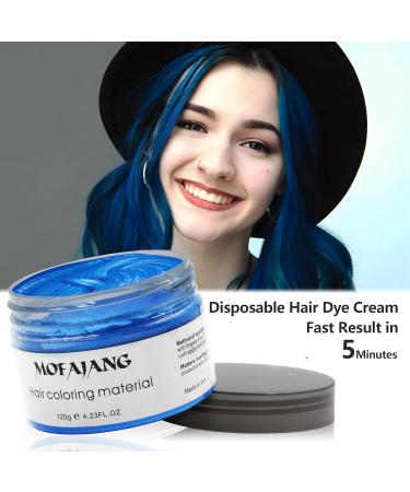 Buy Temporary Hair Color & Styling Pomade for Men & Women - 4 Colors for Party Cosplay & Halloween | 4.23 oz - Buy Online on GoSupps.com
