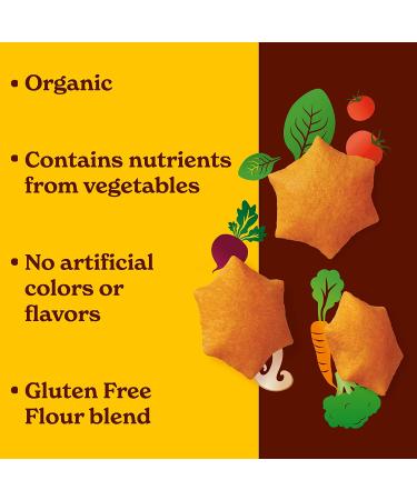 Made Good Cheddar Star Puffed Crackers | Gluten Free & USDA Organic | 6 Bags (4.26 oz Each) | Contains One Full Serving of Vegetables | Nut & Allergen Free Snacks - Buy Online on GoSupps.com