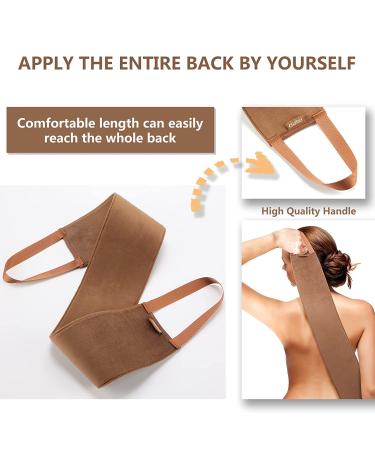 CeleCily 4-in-1 Self Tanning Mitt Set for Easy and Even Application | Includes Tanning Glove, Mini Mitt, Back Applicator, and Exfoliating Glove for Flawless Self Tan - Buy Online on GoSupps.com