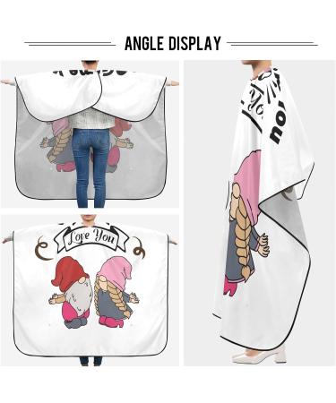 Waterproof Gnome & Cheetah Barber Cape - Unisex Hair Cutting Bib for Men | International Shipping - Buy Online on GoSupps.com