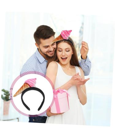 Ice Cream Headband Ice-cream Headbands Women's Sunglasses Hairband Spa Headband Hair Headband Face Wash Headbands Head Bands for Hair Headbands for Women Short Hair MAGICLULU - Buy Online on GoSupps.com