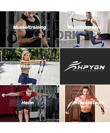Buy Fitness Straps Set - 150LBS 200LBS 250LBS Resistance Bands - 5 Strengths Portable Gym Equipment with Handles Ankle Straps & Door Anchor - Perfect for Home & Outdoor Workouts - Buy Online on GoSupps.com