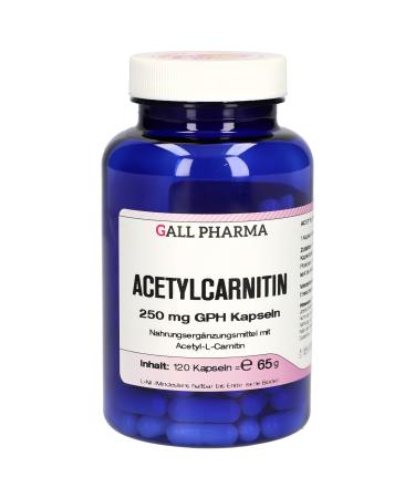 Gall Pharma Acetylcarnitine 250 mg GPH capsules 1 pack (1 x 120 pieces)