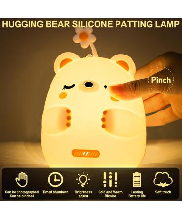 LED Night Light for Kids - Dimmable Silicone Bedside Lamp with Timer & Remote Control - Perfect Baby Room Lighting - Buy Online on GoSupps.com