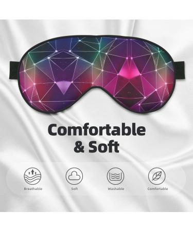 Red Galaxy Constellation Sleep Mask | Adjustable & Breathable Eye Mask for Comfortable Sleep - International Shipping Available - Buy Online on GoSupps.com