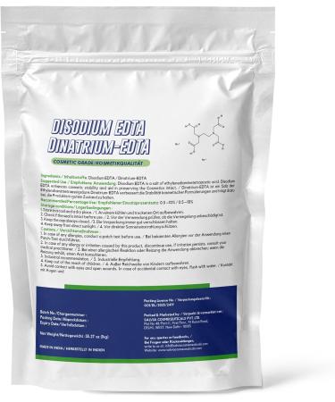  MYOC Disodium EDTA - Cosmetic Grade | Skin Care Agent Hair Care & Personal Care Formulations - 1kg - Buy Online on GoSupps.com