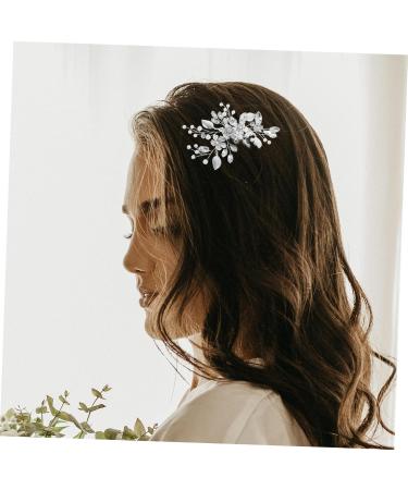minkissy Hair Side Comb hand drill hair wedding headgear bride hair comb rhinestones hair accessories Zinc alloy the flowers Iron sheets hair comb wedding hair comb bride - Buy Online on GoSupps.com