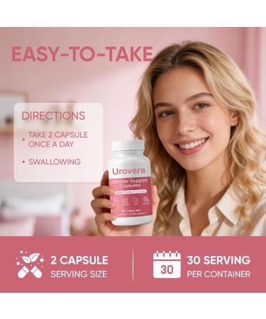 Slifthistle Urovera Bladder Control Capsules 6-in-1 Bladder Support Supplement with Triple System Enhance Muscle Control Reduce Leakage Vegan Non-GMO 30 Servings (1) - Buy Online on GoSupps.com