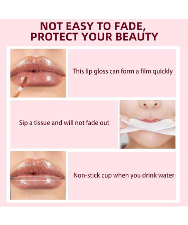 HOSAILY Glitter Liquid Lipstick Set - 5 Colors Metallic Shimmer Waterproof & Long Lasting Lip Gloss for Plumping Shine - 1 Ounce Pack - Buy Online on GoSupps.com