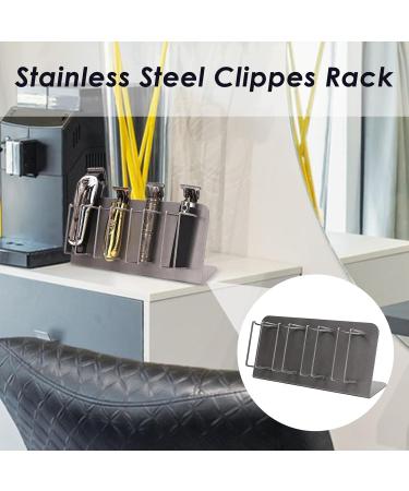 Hair Clipper Holder Hair Clipper Holder Rack Stainless Steel Salon Tools Organizer Barber Tool Box for Hairdresser Beard Shaver Hair Trimmer Display - Buy Online on GoSupps.com