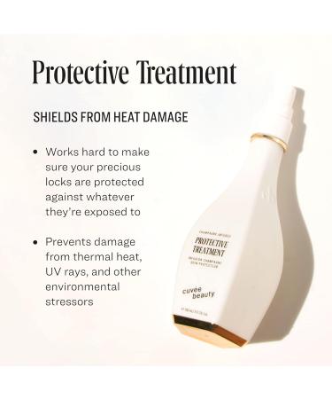 CUV E BEAUTY Protective Treatment - 5 fl oz - Protects Hair Against Heat UV Rays & Environmental Stressors 5 Ounce - Buy Online on GoSupps.com