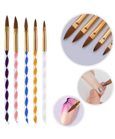 MWOOT Nail Art Brush Set (8 pcs) - Ombre & French Design Brushes for Gel Nail Decoration & Baby Boomer Techniques - Buy Online on GoSupps.com