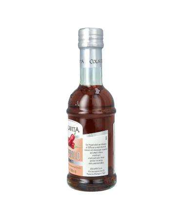 Colavita Pepperolio Extra Virgin Olive Oil with Hot Chili Pepper - 8.5 fl oz Glass Bottle - Buy Online on GoSupps.com