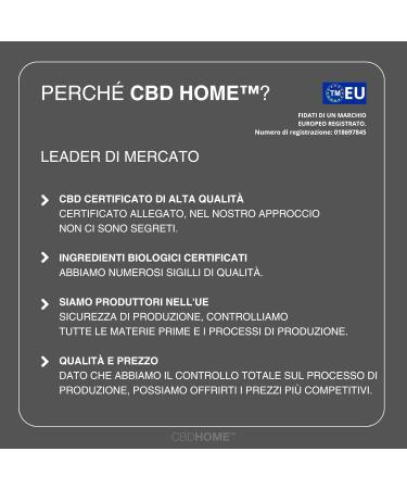 CBD HOME Oils - CBD Oil 10% 10ml - Isolated - Coconut Oil (TCM) and Organic Hemp Enriched with 1000mg Pure CBD Melatonin and Omega 3-6-9. Certified CBD Oil - Made in the EU - Buy Online on GoSupps.com