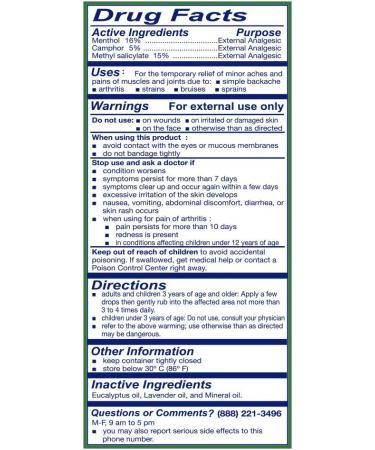 Axe Brand Medicated Oil 1.89 fl oz for Muscle Joint & Backache Pain Relief - Buy Online on GoSupps.com