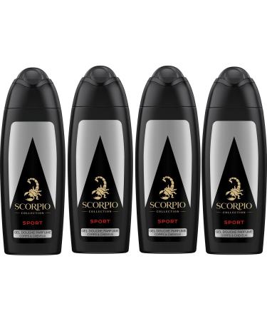 Scorpio Scorpio - Men's Shower Gel - Sport - 250 ml - Pack of 4