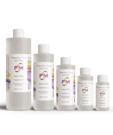 Amber White Fragrance Oil - 4 Fl Oz Plastic Bottle (120ml) - Pack of 1 4 Fl Oz (Pack of 1) - Buy Online on GoSupps.com