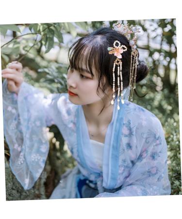 MAGICLULU 4 Pairs Comb Chinese Style Barrettes Hair Padding for Updos Kimono Hair Barrettes Temperament Hair Clip Chinese Hair Accessories Pearl Hair Accessories Classical Hairpin Metal - Buy Online on GoSupps.com