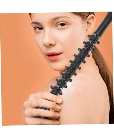 Muscle Massage Roller Hand & Leg Stick Fascia Massage Device for Neck & Body - 43x3cm Black - Buy Online on GoSupps.com