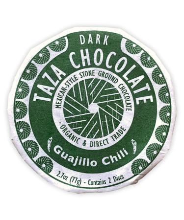Organic Taza Chocolate Mexicano Disc 50% Dark Chocolate with Guajillo Chili - Vegan - 2.7 oz (12 Count) - Buy Online on GoSupps.com
