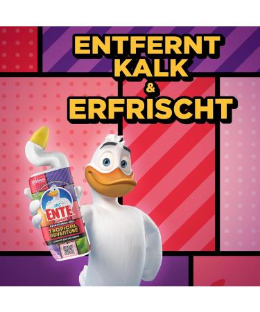 Toilet Totally Active Gel Cleaner - Antibacterial Duck Neck Technology | Tropical Adventure 750ml (1 Pack) - International Shipping Available - Buy Online on GoSupps.com
