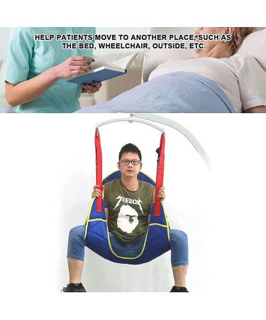 Patient Lift Toileting Sling for Shower Home Use Electric Transfer Belt with Head Support Handicap Commode Patient Lift Slings for Elderly Bariatric Divided U Slings 0620 - Buy Online on GoSupps.com