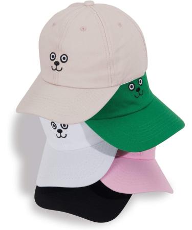 Livacasa Kids Adjustable Sun Protection Cap - Embroidered Snapback for Boys & Girls (C-Khaki 49-57cm) - Buy Online on GoSupps.com