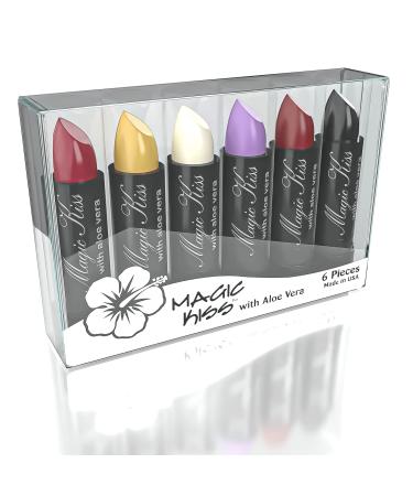 Magic Kiss Color Changing Matte Lipstick Set with Aloe Vera - Colors of Aloha 2 | Made in USA - Buy Online on GoSupps.com