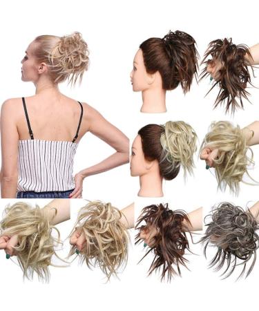 Extensions Updo Hair Scrunchie Hair Tie Ponytail Hairpiece Hair Extension Ponytail Bun Medium Brown
