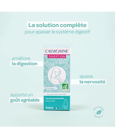Calmosine - Digestion - Digestive comfort - Soothes and calms - Baby - With organic plant extracts - Orange blossom - Bottle - Buy Online on GoSupps.com