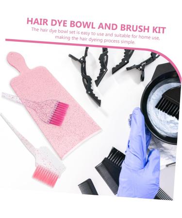 Baluue 1 Set Translucent Hair Dye Set Mixing Bowl and Brush Hair Dye Brush Hair Dye Bowls Hair Coloring Kit Hair Color Brush and Bowl Hair Dye Kit Brush and Bowl Hair Color Kit Pp 16.00X14.10X6.00CM As Shown - Buy Online on GoSupps.com