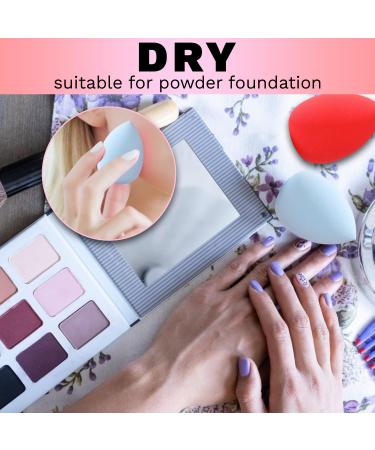 5 Piece Latex Free Makeup Sponges Set - Multicolored Oval Foundation Blenders for Liquid Cream & Powder Cosmetics - Ideal for Flawless Application - Buy Online on GoSupps.com