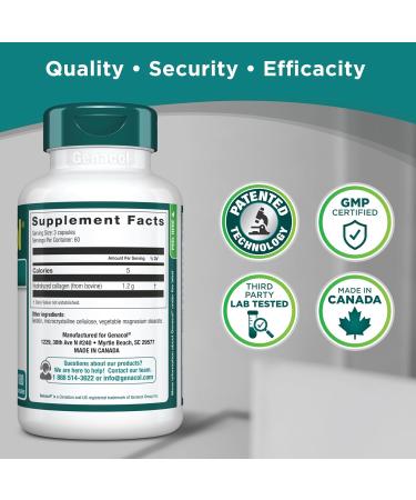 Genacol Original Collagen Supplement with Ultra-Hydrolyzed Peptides for Joint Health Support Value Duo-Pack 360 Capsules (120-Day Supply) Unflavored 180 Count (Pack of 2) - Buy Online on GoSupps.com