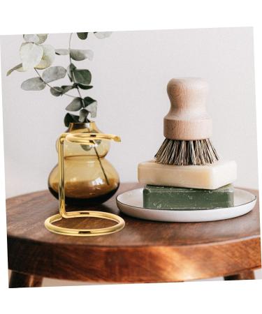 Frcolor Razor Brushes Keeper Suit - Men's Electric Shaver Brush Holder & Beard Stand - Pink & Metal Frame - Buy Online on GoSupps.com