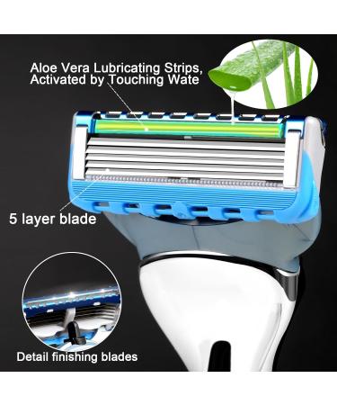 Grutti Premium Razor Brush Set - Complete Shaving Kit for Men Compatible with Fusion 5 - Gift Set with Stand Bowl & Brush - Black - Buy Online on GoSupps.com