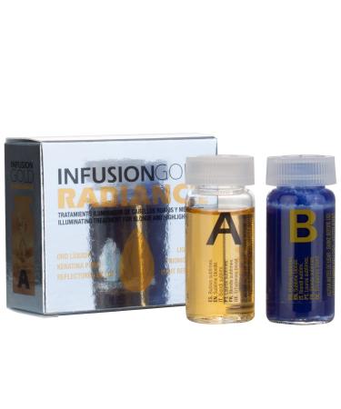 Tahe Infusion A + B Gold Radiance Illuminating Treatment for Blonde or Highlighted Hair, 2 x 10 ml