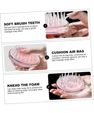 Tovinanna 5-in-1 Shampoo Massage Comb for Men - Soft Paddle Scalp Scrubber & Body Shampoo Brush for Ultimate Hair Care - Buy Online on GoSupps.com