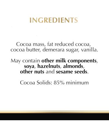 Lindt Excellence 85% Cocoa Dark Chocolate - 100g | Vegan Bitter Chocolate Gift | Intense Cocoa Flavor - Buy Online on GoSupps.com