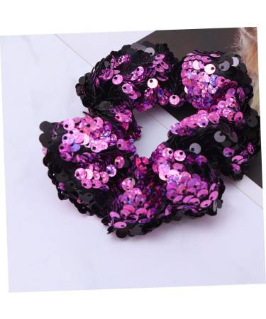 FRCOLOR Metallic Sequins Scrunchies Hair Scrunchies for Girls Cloth Women Hair Bands Rainbow Scrunchies Hair Bow Ropes Hair Bands for Womens Hair Mens Hairband Christmas Miss Tie Size 1 Rosy - Buy Online on GoSupps.com