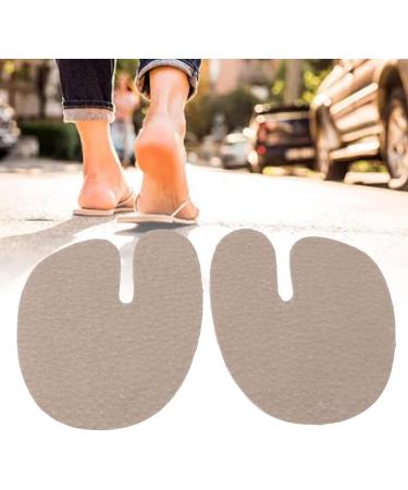 Leather Flip Flops with Forefoot Pad - Self-Adhesive Metatarsal Comfort Sandals in Apricot | Prevent Skin Abrasion - Buy Online on GoSupps.com