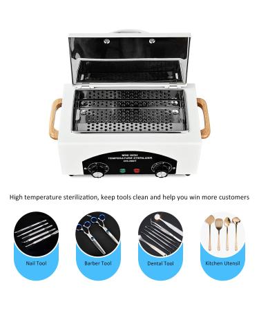 WOWOHI High Temperature Metal Tool Cleaning Box 1.5L - Adjustable Temperature & Timer for Manicure, Pedicure, Salon & Barber Equipment - Buy Online on GoSupps.com