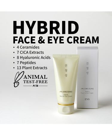 JIN JUNG SUNG Soothing Face Moisturizer & Eye Cream 2.7 Oz - Hydrating 7-Hyaluronic Acids, CICA Complex - For Oily, Dry, Sensitive Skin - Korean Skincare for Men & Women - Buy Online on GoSupps.com