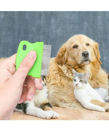 3 Pcs Flea Combs Stain Remover Pet Combs for Cat Fleas Lice Tear Fine Tooth Grooming Removal Tool - Buy Online on GoSupps.com
