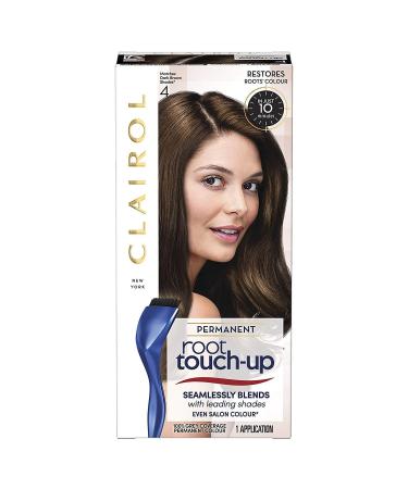 Clairol Permanent Root Touch-Up Kit Dark Brown 4 1 Application