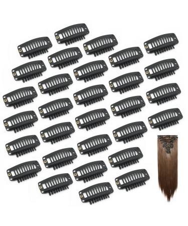 Dreamlover Hair Extension Clips  Wig Clips to Secure Wig  9 Teeth  30 Pieces - Buy Online on GoSupps.com