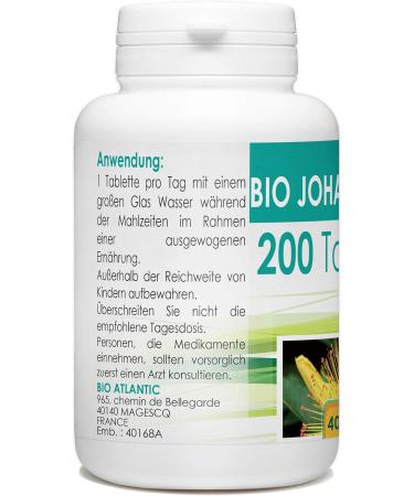 Buy Organic St. John's Wort 400 mg - 200 Tablets | Natural Mood Support - International Shipping - Buy Online on GoSupps.com