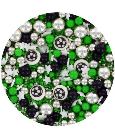 Purple Cupcakes Sprinkles Mix - FOOTBALL MANIA - Cake and Cupcake Sprinkles for Birthdays Weddings and all occassions
