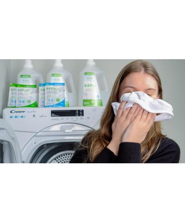 130 Loads Eco Laundry Detergent - 2-Pack Refill 40g Each Mix with Water to Make 3.6L Unscented Liquid HE Compatible Septic Safe Concentrated - EZ Pur Eco. - Buy Online on GoSupps.com